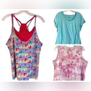 3 Workout Top Bundle - Old Navy & Danskin, size L/XL